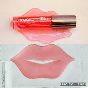 SET 2 POMEGRANATE JUICE INFUSED LIP OIL & LIP MASK